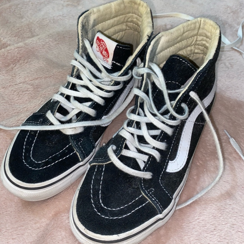 black high top vans